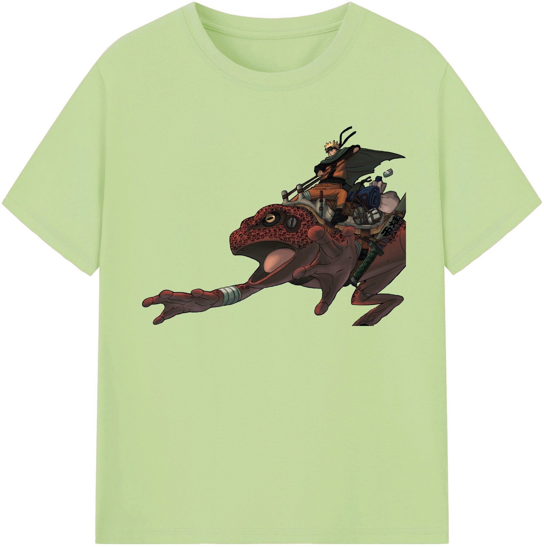 （画像用） NARUTO -ナルト- うずまき ナルト Uzumaki Naruto 綿100％半袖Tシャツ（フロントプリント）